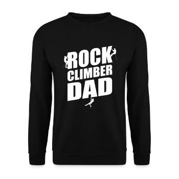 Grimpeur Papa Escalade - Sweat-shirt Unisexe - noir - Devant - Alina (178cm) & Michal (187cm)