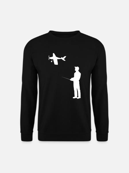 Modèle d’avion RC Volant Rétro Vintage Cadeau - Sweat-shirt Unisexe - noir