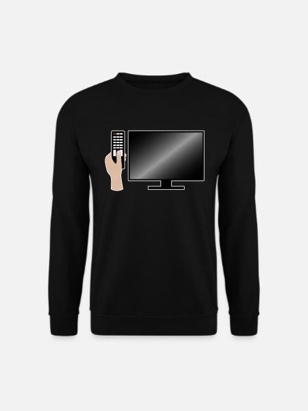 Fernsehen Fernseher TV Kino Filme Movies Geschenk - Unisex Pullover - Schwarz