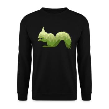 Squirrel Forest Nature Landscape Gift - Sweat-shirt Unisexe - noir - Devant - Alina (178cm) & Michal (187cm)