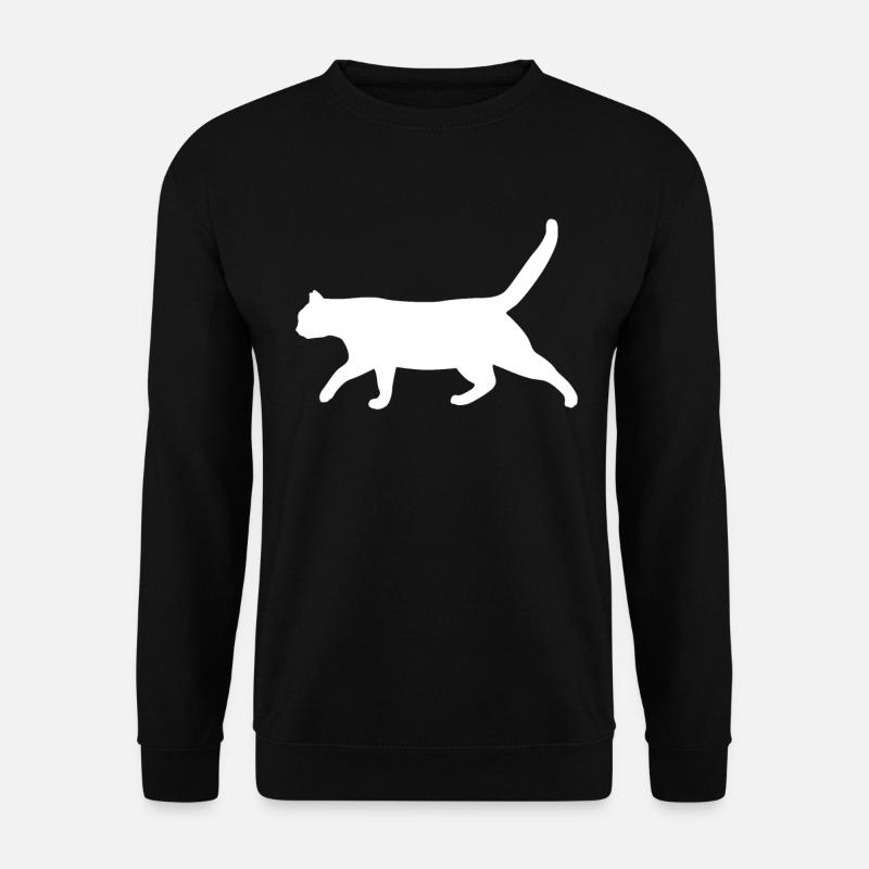 Katze Lustiges Kätzchen Katzenliebhaber Geschenk - Unisex Pullover - Schwarz