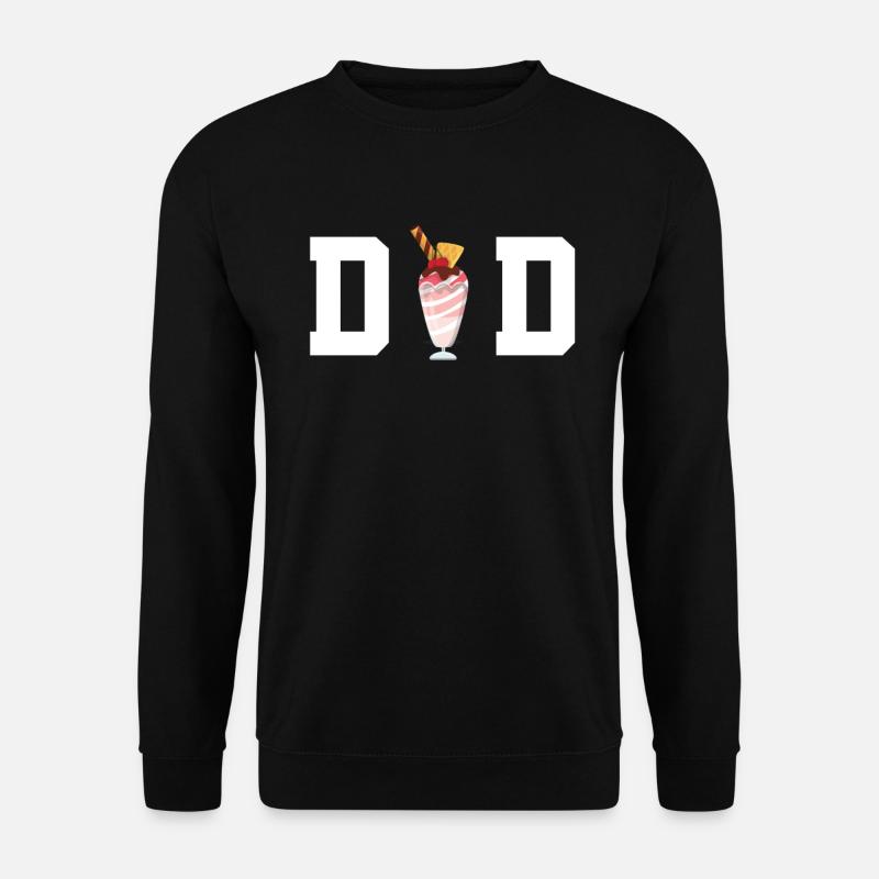 Ice Cream Papa - Unisex Sweatshirt - black