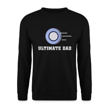 Ultimate Papa - Unisex Sweatshirt - black - Front - Alina (178cm) & Michal (187cm)