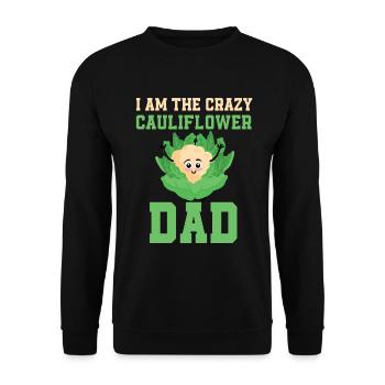 Papa chou-fleur - Sweat-shirt Unisexe - noir - Devant - Alina (178cm) & Michal (187cm)