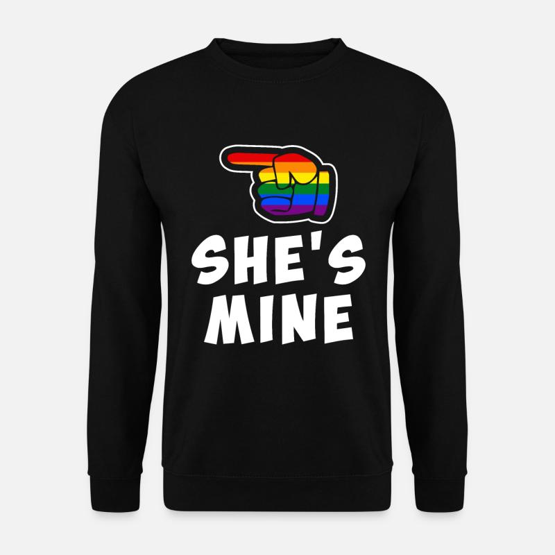 She's Mine | LGBT Pride - Unisex Pullover - Schwarz