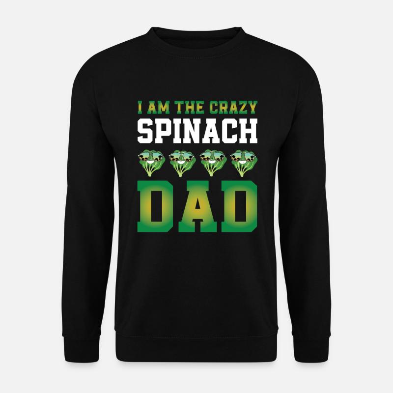 Spinach Papa - Unisex Sweatshirt - black