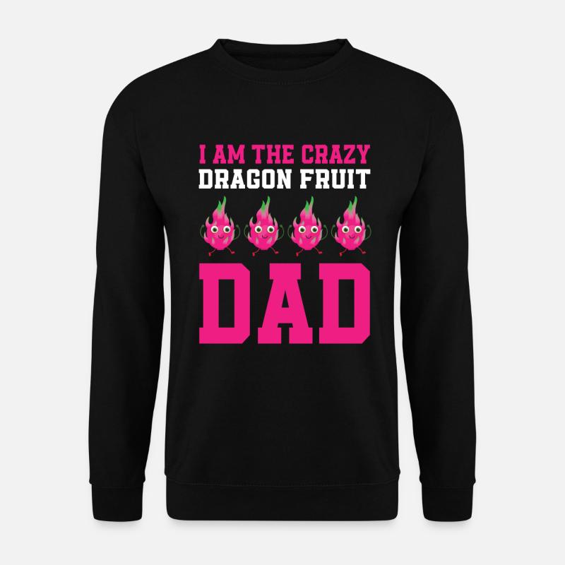 Dragon Fruit Papa - Unisex Sweatshirt - black