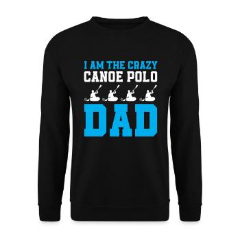 Kanupolo Papa - Sweat-shirt Unisexe - noir - Devant - Alina (178cm) & Michal (187cm)
