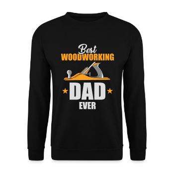 Meilleur menuisier Papa - Sweat-shirt Unisexe - noir - Devant - Alina (178cm) & Michal (187cm)