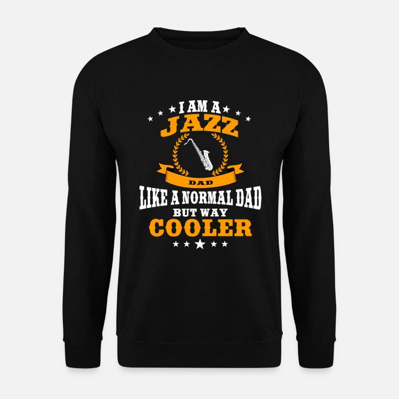 Jazz Dad - Unisex Pullover - Schwarz