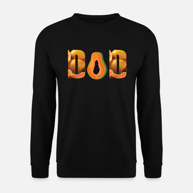 Papaya Papa - Unisex Pullover - Schwarz
