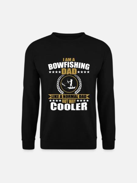Bow fishing dad - Unisex Sweatshirt - black