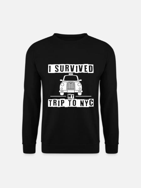 J’ai survécu à mon voyage à New York - Sweat-shirt Unisexe - noir