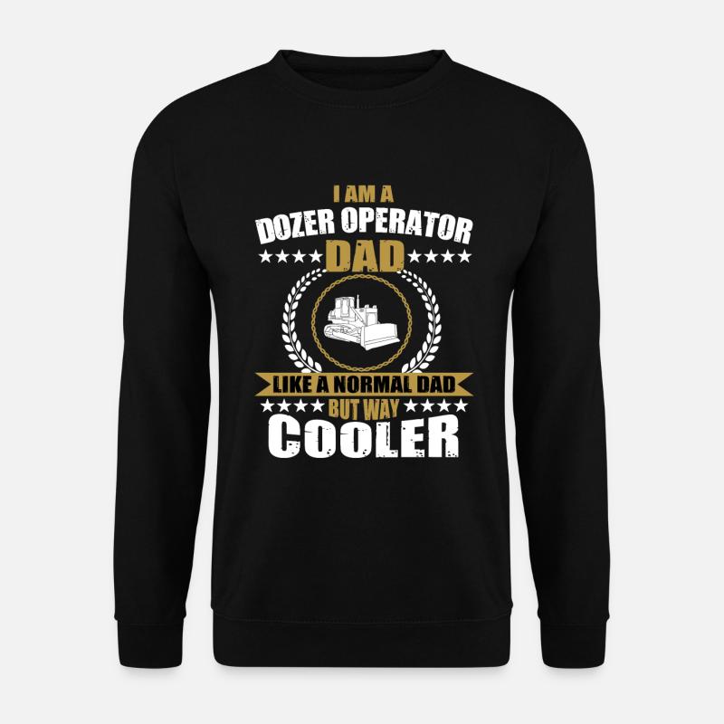 Bulldozer Papa - Unisex Sweatshirt - black