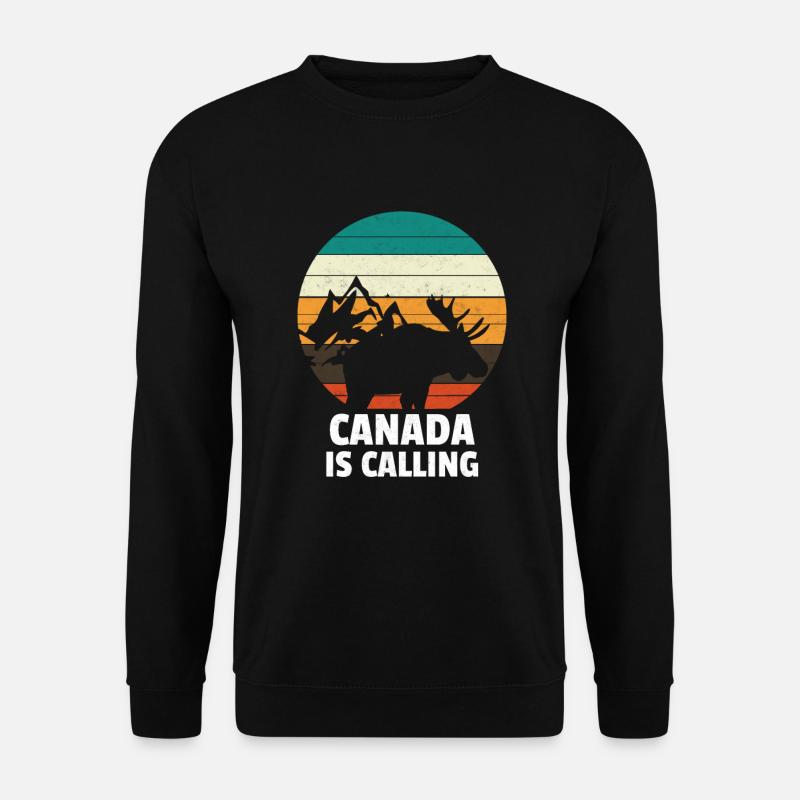 Canada Is Calling Kanada - Unisex Sweatshirt - black