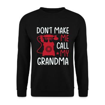 Best Papa Daddy Daddy Grandpa Father's Day T-Shirt - Unisex Sweatshirt - black - Front - Alina (178cm) & Michal (187cm)
