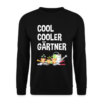 Garten Lustiger Spruch Hobby Gärtner Geschenkidee - Unisex Pullover - Schwarz - Vorne - Alina (178cm) & Michal (187cm)