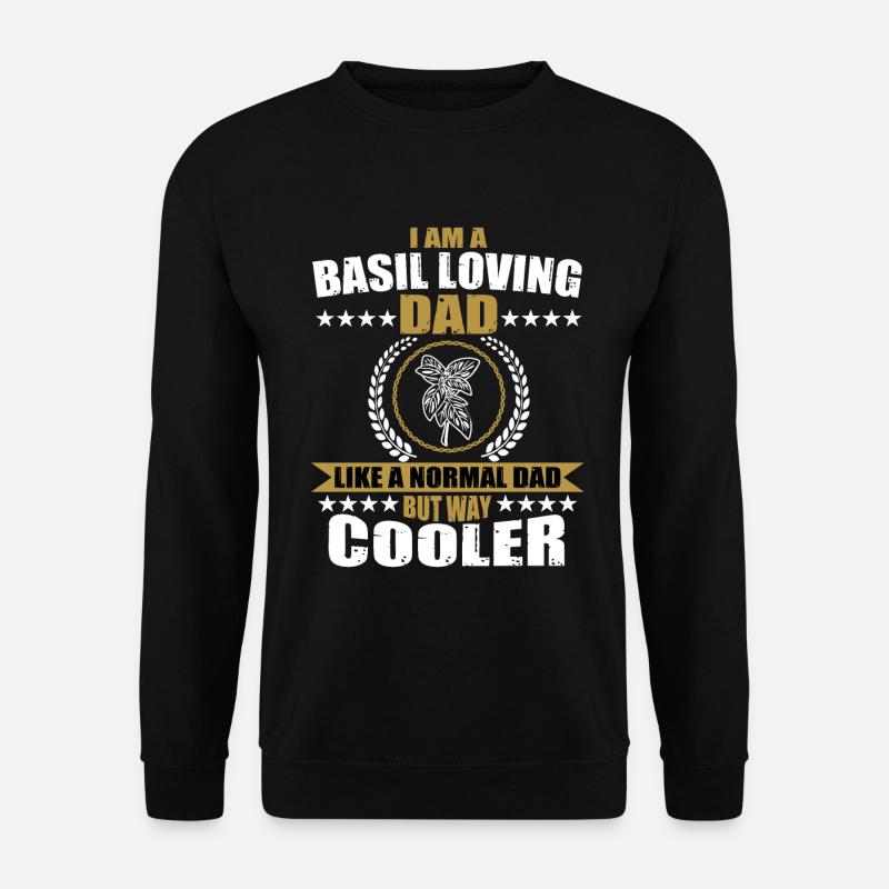 Basil Loving Papa - Unisex Sweatshirt - black