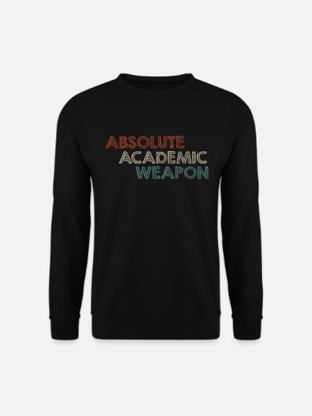 Student Absolute Academic Weapon - Unisex Sweatshirt - black