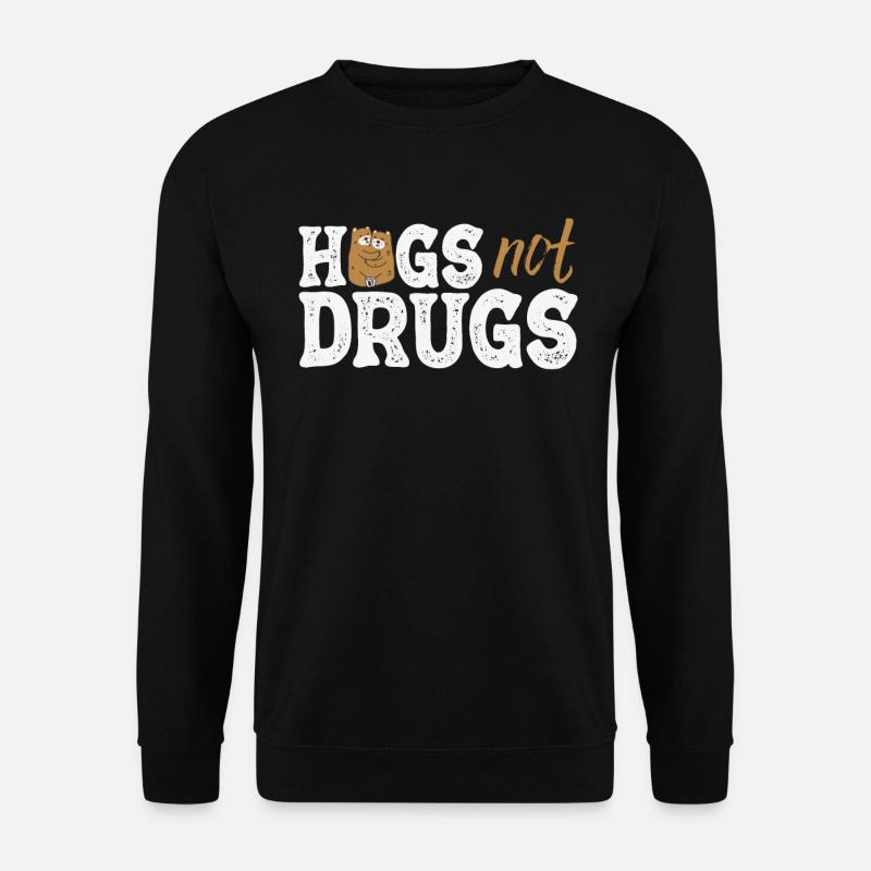Umarmungen Statt Drogen - Unisex Pullover - Schwarz
