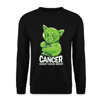 Cancer Lymphome non hodgkinien - Sweat-shirt Unisexe - noir - Devant - Alina (178cm) & Michal (187cm)