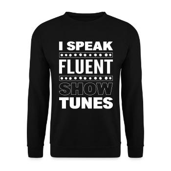 Broadway -Musical actor or performer - Unisex Sweatshirt - black - Front - Alina (178cm) & Michal (187cm)