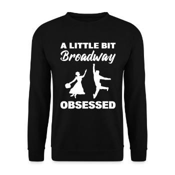 Broadway Music Director - Unisex Sweatshirt - black - Front - Alina (178cm) & Michal (187cm)