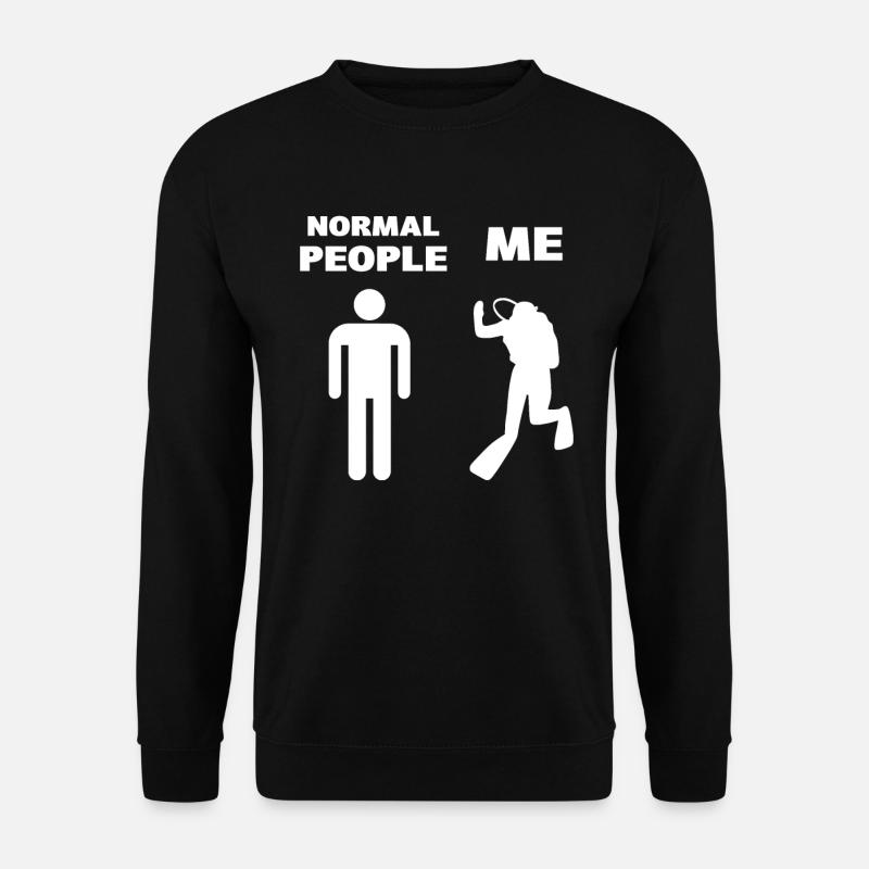 Plongée en apnée - Sweat-shirt Unisexe - noir