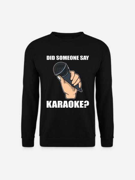 Karaoke lover diva - Unisex Sweatshirt - black