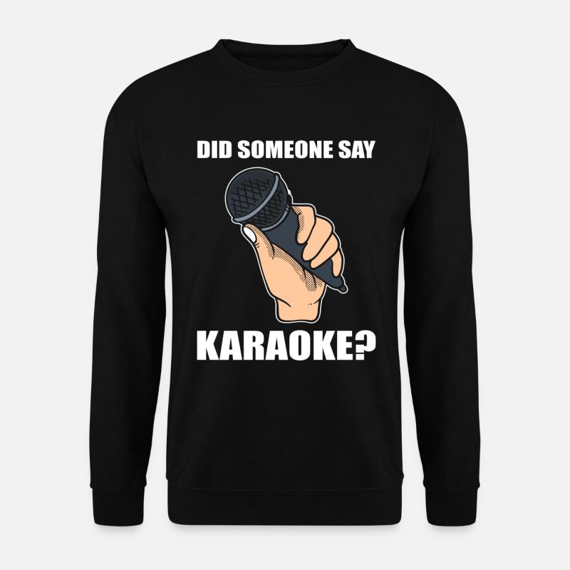 Diva amateur de karaoké - Sweat-shirt Unisexe - noir