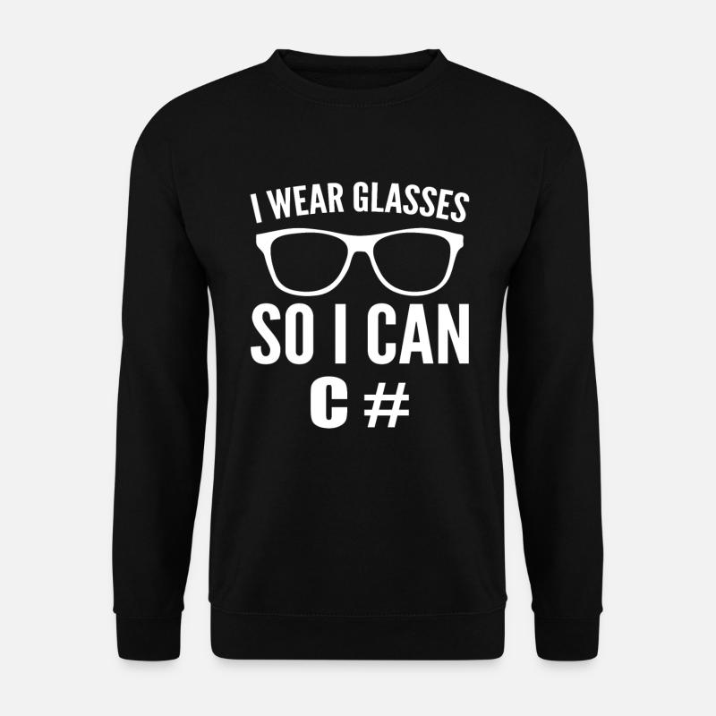 Lustiger Computerprogrammierer Computerfreak - Unisex Pullover - Schwarz