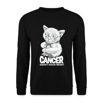 Le cancer ne vainc pas le cancer du poumon - Sweat-shirt Unisexe - noir - Devant - Alina (178cm) & Michal (187cm)