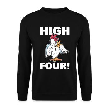 Éleveur de perroquets perroquets - Sweat-shirt Unisexe - noir - Devant - Alina (178cm) & Michal (187cm)