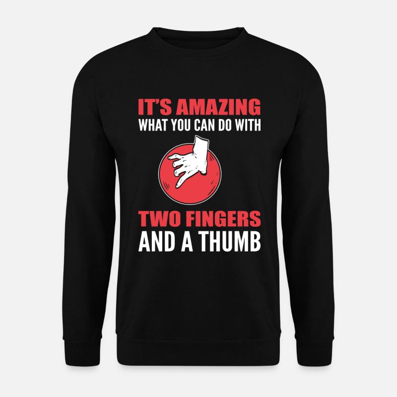 Fun bowling - Unisex Sweatshirt - black
