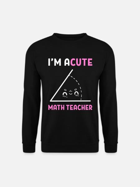 Math Word Games Math Professeur de maths - Sweat-shirt Unisexe - noir
