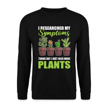 Besoin de plus de jardiniers de plantes - Sweat-shirt Unisexe - noir - Devant - Alina (178cm) & Michal (187cm)