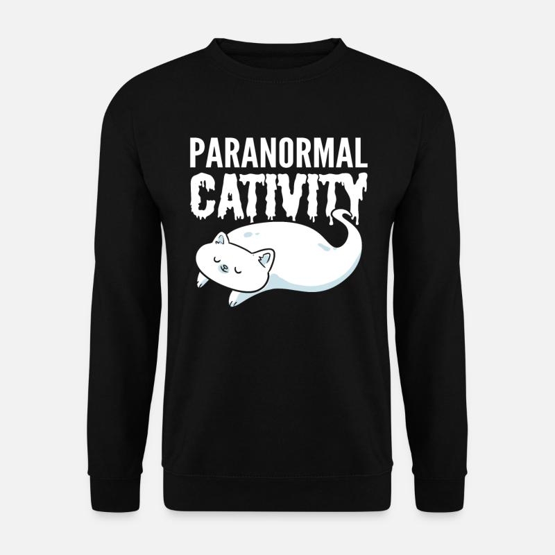 Paranormal Cat Ghostbusters - Sweat-shirt Unisexe - noir