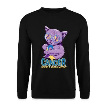 Le cancer ne vainc pas le cancer de la vessie - Sweat-shirt Unisexe - noir - Devant - Alina (178cm) & Michal (187cm)