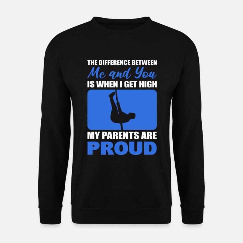 Lustiger Speerwerfer - Unisex Pullover - Schwarz