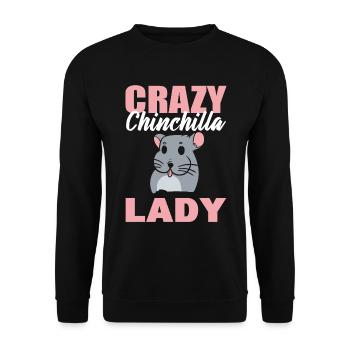 Amateur de chinchilla assistant vétérinaire - Sweat-shirt Unisexe - noir - Devant - Alina (178cm) & Michal (187cm)