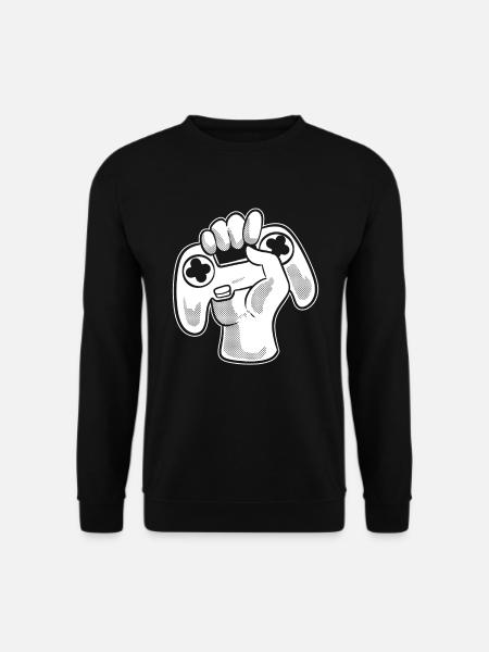 Videospiel -Controller Computerfreak - Unisex Pullover - Schwarz