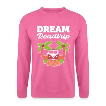 Dream Roadtrip Forscher - Unisex Pullover - Pink - Vorne