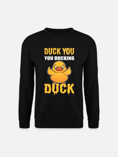 Esquivez-vous! Vous esquivez la volaille de canard - Sweat-shirt Unisexe - noir