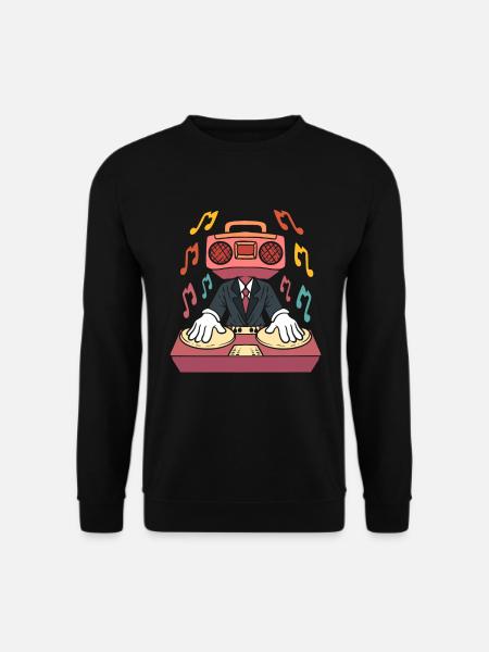 DJ Musik Discjockey - Unisex Pullover - Schwarz