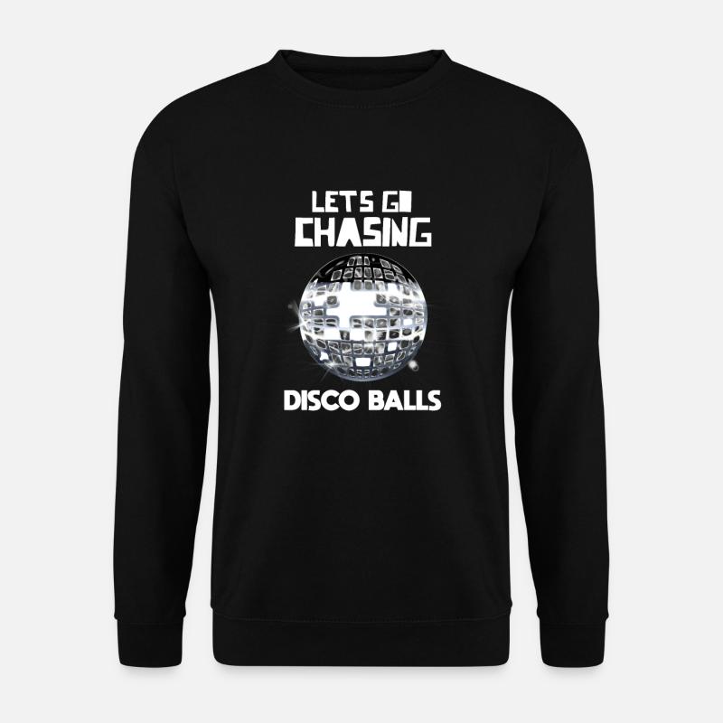 Groovy Disco -Bälle Disco -Liebhaber - Unisex Pullover - Schwarz