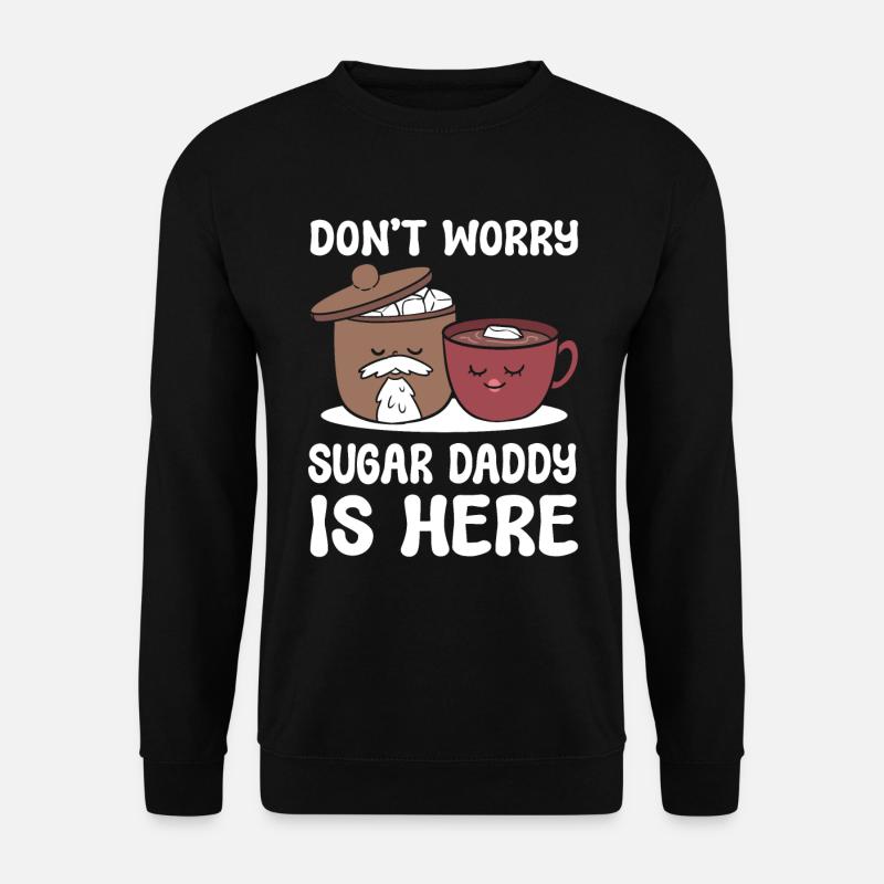 Lustiger Kaffeeliebhaber Kaffee - Unisex Pullover - Schwarz