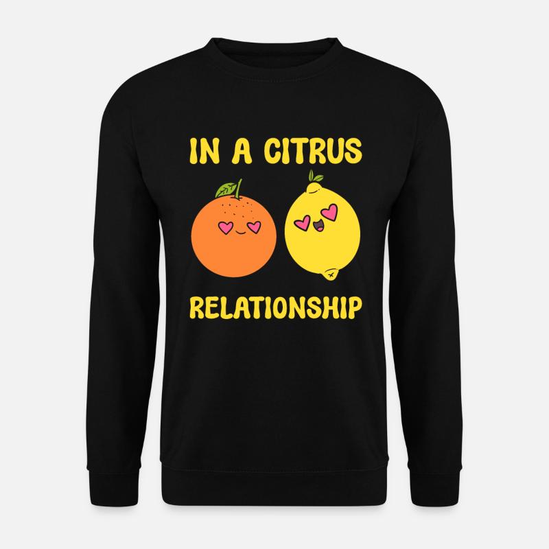Citrus Puns Obstverkäufer - Unisex Pullover - Schwarz