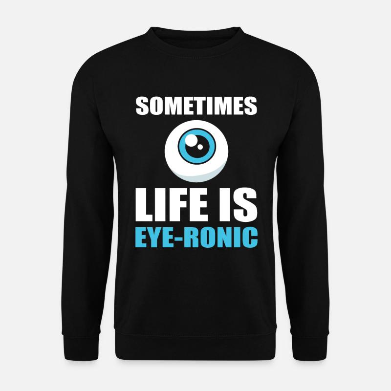 Optiker - Unisex Pullover - Schwarz