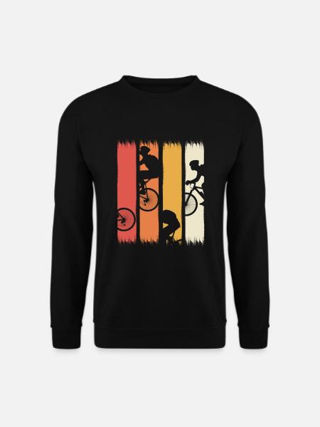 Mountainbiken Biker - Unisex Pullover - Schwarz