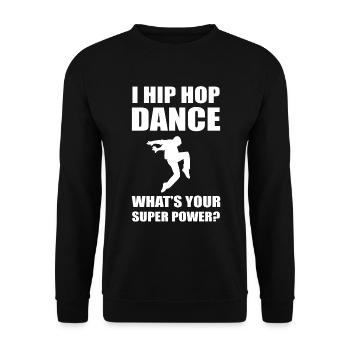 Hip-Hop Tanzen Hip-Hop Performer - Unisex Pullover - Schwarz - Vorne - Alina (178cm) & Michal (187cm)